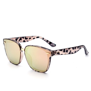 Polarized TR sunglasses with champagne gold mirrored lenses and tortoiseshell temples