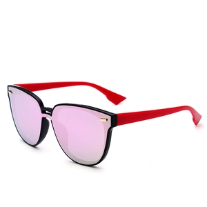 Lunettes De Soleil Surdimensionnées À La Mode Monture TR90 Protection UV400 Verre PC Carré Style Œil De Chat Femme