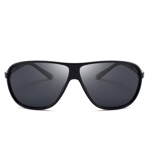 Lunettes de Soleil Aviateur Carrées Classiques pour Hommes Monture Métal PC UV400 Polarisées Miroir Conduite Sport Voyage