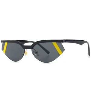 Occhiali Da Sole Cat Eye Alla Moda Stretti Geometrici Montatura In Plastica Protezione UV Tendenza Donna Uomo