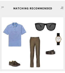 Classic men's square polarized sunglasses shown with a complete fashion outfit set
