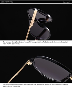 Close-up of pilot sunglasses featuring reinforced UV lenses and durable gold metal hinges