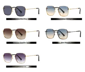 Detailed comparison of retro narrow sunglasses showing diverse frame and lens color options