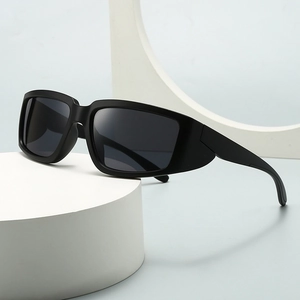 Lunettes De Soleil À Monture Carrée Protection UV400 Plastique PC Rétro Mode Sport De Plein Air Hommes Et Femmes