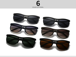Detail showcasing six stylish color options of modern cat eye sunglasses for women