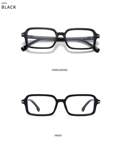 Macro view of matte black rectangular frame sunglasses with silver metal hinges