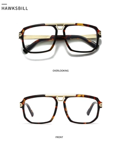 Close-up of tortoise shell frames with golden double-bridge and metal hinge detail