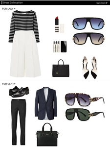 Flat lay of retro square aviator sunglasses for men and women with metal frame accents