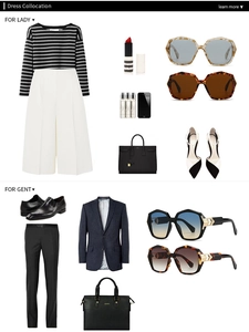 Flat lay of retro polygon sunglasses styled with chic fashion apparel and accessories