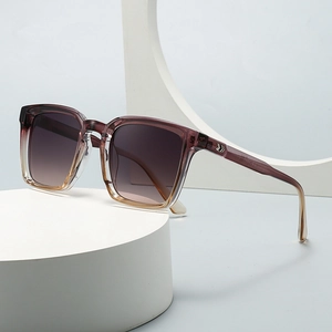 Square Sunglasses PC Lenses UV400 Protection Plastic Metal Frame Retro Oversized Shades For Men And Women Fashion Ins Style