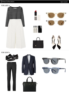 Flat lay lookbook featuring retro acrylic sunglasses with casual chic fashion outfits