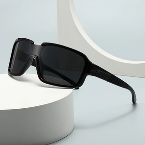 Square Polarized Sunglasses UV400 Protection PC Frame Anti Slip Temples For Men Driving Outdoor Sporty Modern Classic