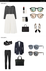 Flat lay of vintage trendy sunglasses paired with stylish outfits and premium accessories