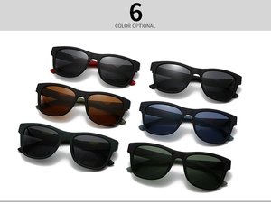 Gafas de sol polarizadas cuadradas para hombre disponibles en seis opciones de color distintas
