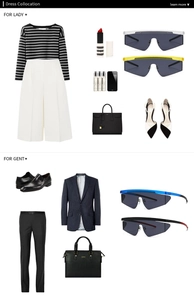 Classic pilot sunglasses for men shown in a complete business and fashion outfit set