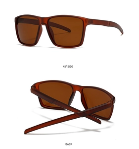 Vues détaillées montrant l'angle latéral à 45 degrés et le pliage arrière des lunettes ambre