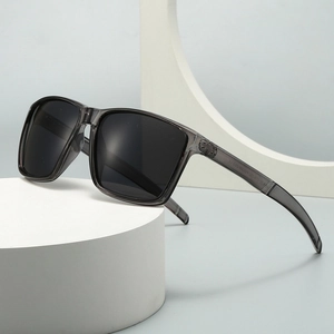 Lunettes De Soleil Polarisées Carrées Pour Hommes Femmes Protection UV400 Monture Plastique Verre PC Style INS Tendance