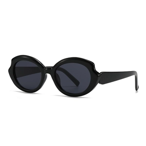 Futuristic Wavy Polygon Sunglasses PC Frame UV400 Protection Retro Irregular Wrap Around Eyewear For Fashion Outdoor
