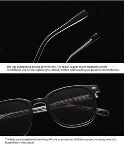Gros plan sur des lunettes de soleil rétro noires avec armature métallique interne