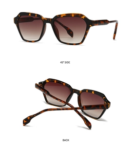 Detail view of vintage tortoiseshell sunglasses featuring 45-degree and folded back angles