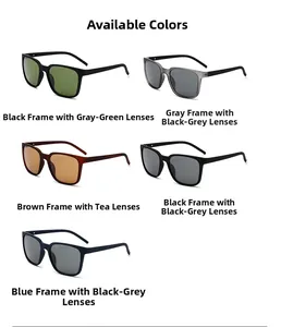 Detailed showcase of five trendy sunglasses color options with classic Wellington frames