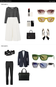 Guide de style avec lunettes de soleil carrées pour hommes et femmes professionnels
