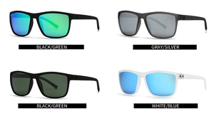 Set de lunettes de soleil polarisées avec quatre couleurs et verres réfléchissants