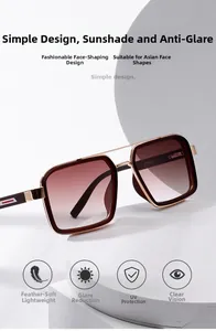 Detail view of the inner arm showing the ZT1035 size specs on these retro sunglasses