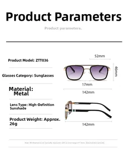 Detailed size chart of narrow frame retro sunglasses showing exact lens and bridge dimensions