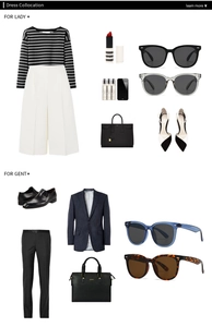 Flat lay of narrow frame anti-blue light glasses with trendy fashion accessories