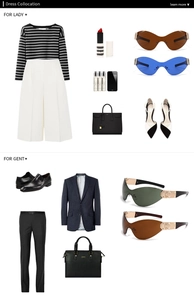Platliggende presentatie van retro vierkante zonnebrillen met moderne mode en accessoires
