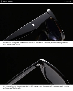 Close-up of durable metal hinges and detailed inner temple specs on oval sunglasses
