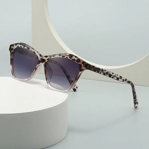 Vintage Cat Eye Sunglasses UV400 Protection Retro Geometric Frame Trendy Street Style Eyewear For Men And Women