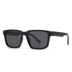 Occhiali da Sole Polarizzati Quadrati alla Moda per Uomo Donna Montatura TR90 Lenti PC UV400 Occhiali da Sole per Guida Vacanza