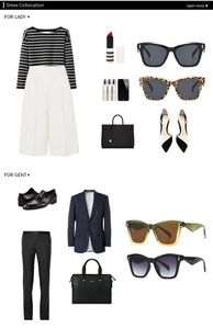 Flat lay display of oversized vintage metal sunglasses with stylish fashion accessories