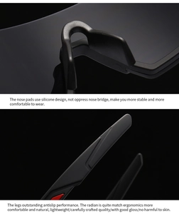 Detail of ergonomic silicone nose pads and anti-slip temples on oversized sunglasses