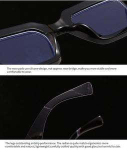 Detailed macro view of ergonomic nose pads and marble texture on blue light glasses