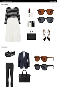 Combinaison de tenues chic avec lunettes de soleil vintage et accessoires de mode modernes