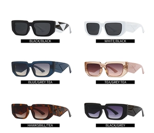 Collection de lunettes de soleil œil-de-chat avec détail triangle géométrique