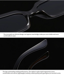 Detail of soft silicone nose pads and ergonomic anti-slip temples on metal sunglasses