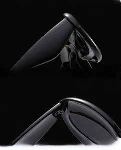 Macro detail of high-gloss sunglasses featuring reinforced lenses and durable hinges