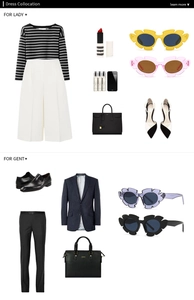 Fashion lookbook featuring vintage square sunglasses paired with stylish outfits