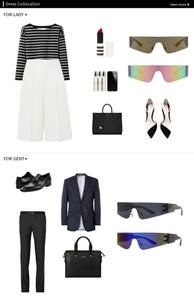 Flachbild von trendigen Brillen-Outfits für Damen und Herren mit modischen Accessoires