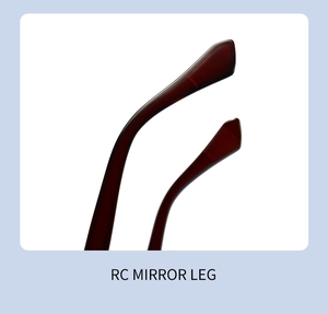 Detailed macro view of retro square sunglasses temple with non-slip texture in dark brown