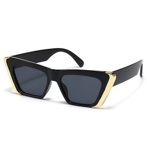 Cat Eye Sunglasses For Women UV400 Protection PC Metal Frame Vintage Modern Trendy Streetwear Eyewear Accessory