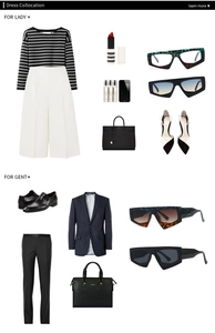 Flat lay of modern irregular sunglasses styled with professional urban fashion outfits
