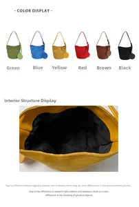Detail view of the spacious inner compartment of minimalist matte leather bucket bags