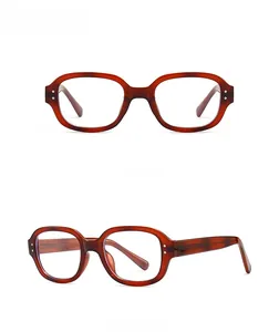 Front and 45-degree side view of vintage brown tortoiseshell rectangular sunglasses