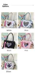 Detailed color display of Ita-bags in five shades with heart-shaped clear windows