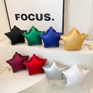 Star Shaped Acrylic Box Bag Stylish Crossbody Shoulder Handbag With Gold Chain Strap For Women Party Evening